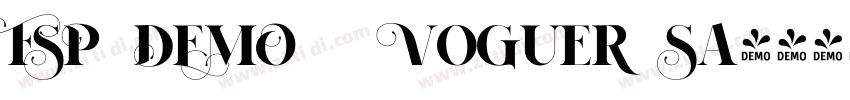 FSP DEMO   Voguer Sa字体转换